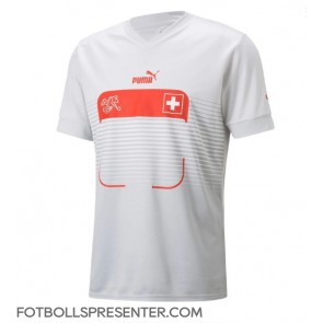 Schweiz Borta Matchtröja VM 2022 Kortärmad